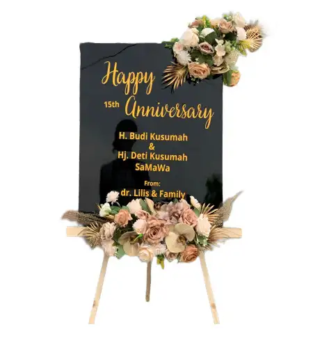 Papan Bunga Akrilik Sentono