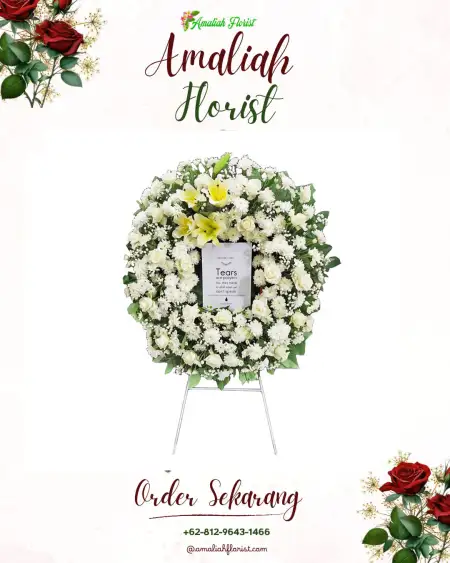 Krans Bunga Duka Sentono